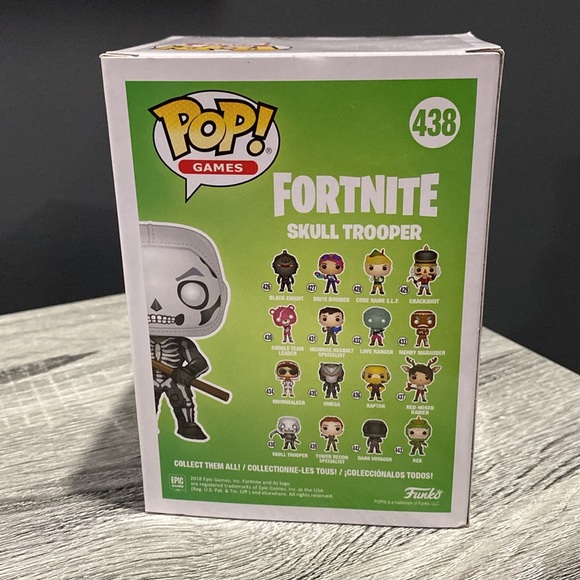 Funko Pop! Games | Fortnite #438: Skull Trooper - Collectable Vinyl Figure - Picture 3 of 12